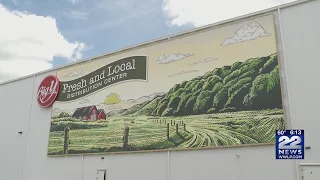 Mural unveiled at Big Y distribution center in honor of local farmers