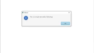 JavaFX Software Simple Text Editor C