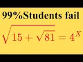 Germany Nested Square Root Algebra Problem maths00033