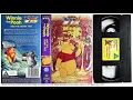 Lagu Winnie the Pooh and the Honey Tree (1966) . 23rd September 1991 - UK VHS