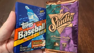 DEREK JETER GOLD ROOKIE Opening Packs of 1993 Topps 1994 Studio Baseball Cards