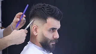 تعليم احدث تقنيات تدريج الشعر 3D واللحية الاحترافي العالمي خطوة بخطوة بالمكينة الامريكي 2022 