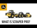 What is Scraper Pro John Deere Construction