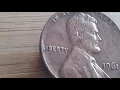 8 500 if you have this coin U S 1961 penny value no mint mark