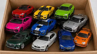A BOX FULL OF DIECAST CARS! Tesla, Toyota, Honda, Lamborghini, Rolls Royce & More!