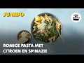 Download Lagu Wat eten we? Romige pasta met citroen en spinazie