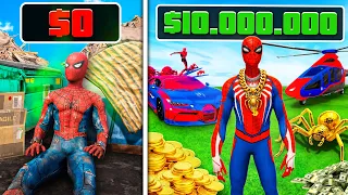 0€ zu 10.000.000€ SPIDERMAN in GTA 5!