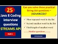 Java 8 programming interview questions and answers using String list - part 2
