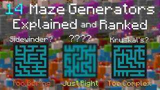 Which Maze Algorithm is best for Minecraft