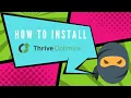 How To Install Thrive Optimize
