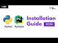 How to install Python Pycharm Environment Setup 2026 Windows 7 10 11