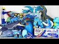 Jurassic World Unboxing Review Asmr Colorful Dinosaur T-rex Mosasaurus Velociraptor Sound \u0026 Lights