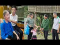Download Lagu An \u0026 Daughter Visit Her Parents to Build a Bamboo House - Tan Cares for the Farm | Ly Phuc An