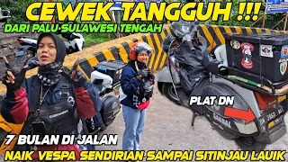 Download Ini Baru Keren‼️ Cewek Tangguh Dari Palu Sulawesi Tengah Naik Vespa Sendirian Keliling Indonesia MP3