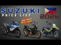 Suzuki Motorcycle Prices 2026 PH - All Models Updated