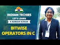 Bitwise Operators in C Programming By V Naresh Kumar Lesson 7