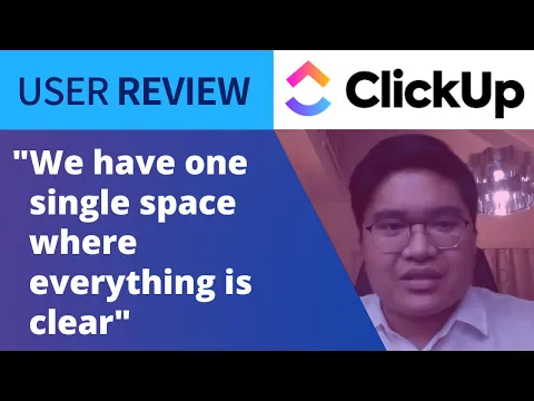 Thumbnail for ClickUp Review: Enables Accountability Between Team Members When Working Projects