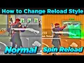 how to change m1887 reload action |  how to change m1887 spin reload action in free fire