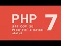 PHP 7 Tutorial - Static Properties and Methods in OOP 6