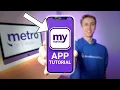 Metro By T-Mobile App Tutorial Pay Bill Check Data Usage Switch Plans and Manage Add-Ons
