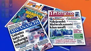 🔴MAGAZETI SEPT 20, 2026: NDEJEMBI: MSIWAKAMATE KISA USAFI / MANQOBA AFICHUA SIRI
