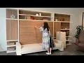 The Circe Sofa Luxury Horizontal Murphy Bed System