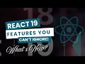 React v19 Changes Everything Before After Code