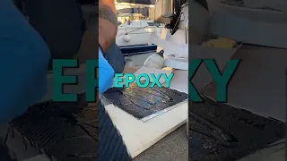 HOW TO make a carbon instrument panel @WestSystemEpoxy  #shorts