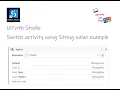 Switch activity using String value example in UiPath Studio Switch activity example
