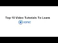 Top 10 Best Ionic Framework Tutorials