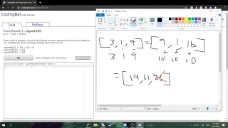Functional-2 square56 Java Tutorial codingbat com