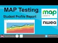 Examining NWEA MAP Test Results - Student Profile Report