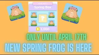The new spring frog is here to blooket