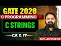 GATE 2026 C Programming 15 C Strings CS IT