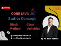 Static Concept in Java Learn with Mr Kiran Jadhav