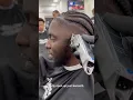 Skin fade on braided hair