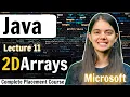 2D Arrays Java Complete Placement Course Lecture 11
