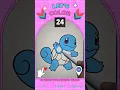 Easy Pokemon Coloring Page Fun Art Tutorial Shorts