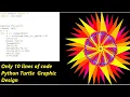 python turtle graphics animation design