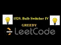 1529 Bulb Switcher IV Leetcode Medium Greedy