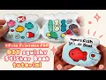 POGEUN S CUTE FISH STICKER BOOK DIY TUTORIAL ASMR Free template