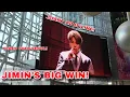 Jimins 63% overwinning verlichtte Times Square – dit moet je zien!