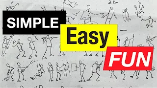 a simple u0026 powerful exercise for sketching people draw stick figures in a whole new way
