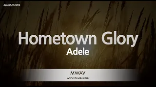 adele hometown glory melody karaoke version 