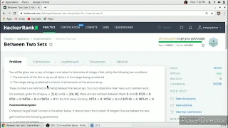 Between Two Sets Hacker Rank Solution in C Programming Language