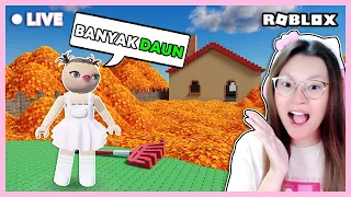 BANTU AKU BERSIH BERSIH DAUN ?!! [CLEAN ALL THE LEAVES ROBLOX INDONESIA]