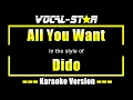 Download Lagu All You Want Karaoke | Dido Karaoke Lyrics