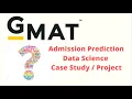 Python Data Analytics Practice Project Questions for Analyzing GMAT Admission Data