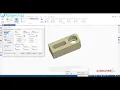 solid edge apply material and find properties