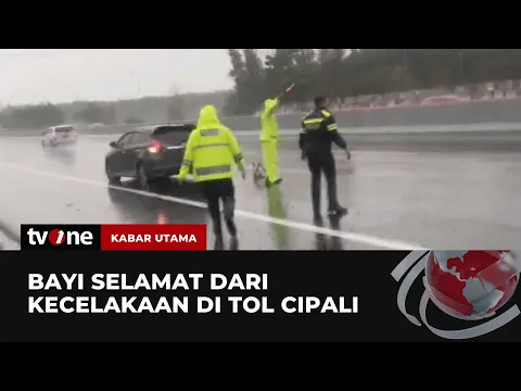 Polisi Selamatkan Bayi dalam Kecelakaan di Tol Cipali